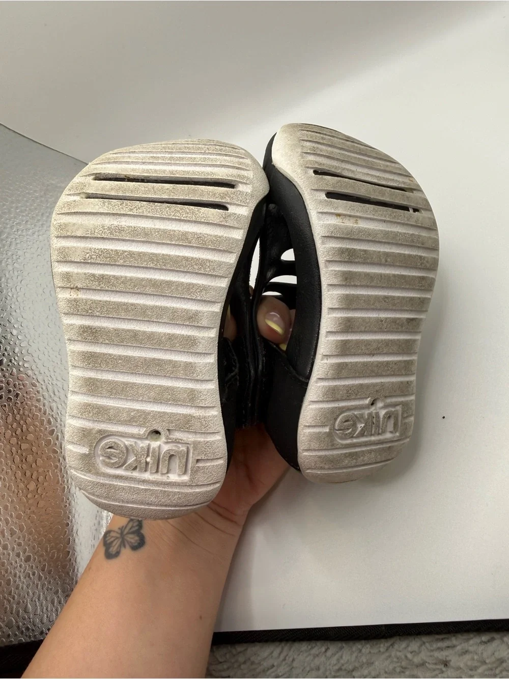 Nike Kids Black Closed-Toe Water Sandals